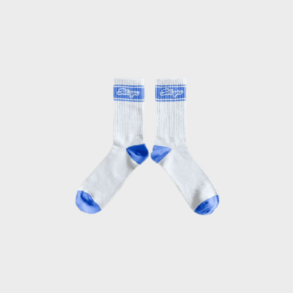 Socks with the slurps branding